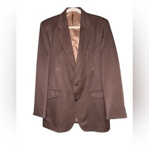Western Men's Brown suit 40L